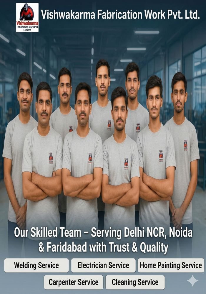 Vishwakarma Fabrication Work team - welding and fabrication services in Delhi NCR